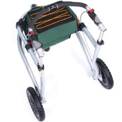 Veloped Trek 14er M (Körpergröße 155-194cm Griffhöhe 77-97cm) Grün/schwarz/orange Rollator -Coloplast Verkaufsgeschäft Trionic Trek 12er M4 3