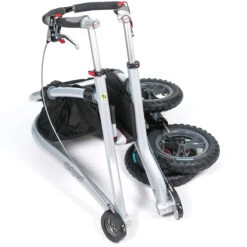 Veloped Trek 12er M (Körpergröße 150-189cm Griffhöhe 75-95cm) Marineblau/schwarz/gelb Rollator -Coloplast Verkaufsgeschäft Trionic Trek 12er M7 4