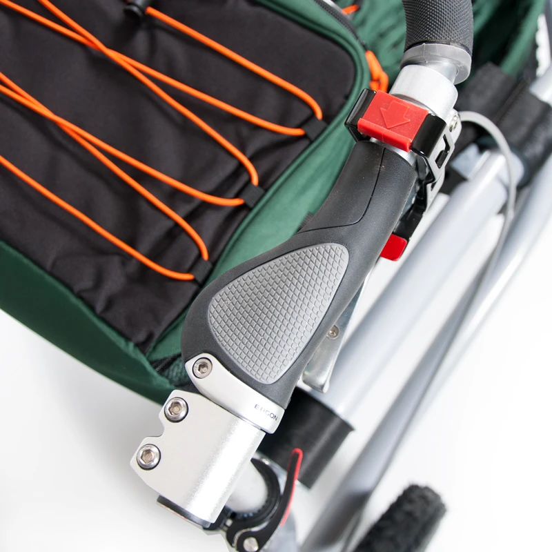 Veloped Trek 14er L (Körpergröße 185-210cm Griffhöhe 84-104cm) Grün/schwarz/orange Rollator 8 Veloped Trek 14er L (Körpergröße 185-210cm Griffhöhe 84-104cm) Grün/schwarz/orange Rollator – Bild 6