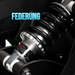 Vermeiren Turios HMV-45-BK Elektro-Rollstuhl, Kompakt, 6 Km/h, SB 45, Schwarz, Akku 50Ah, Bis 130kg 10 Vermeiren Turios HMV-45-BK Elektro-Rollstuhl, Kompakt, 6 Km/h, SB 45, Schwarz, Akku 50Ah, Bis 130kg -Coloplast Verkaufsgeschäft Turios Federung