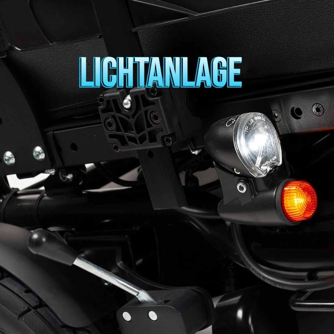 Vermeiren Turios HMV-45-BK Elektro-Rollstuhl, Kompakt, 6 Km/h, SB 45, Schwarz, Akku 50Ah, Bis 130kg 5 Vermeiren Turios HMV-45-BK Elektro-Rollstuhl, Kompakt, 6 Km/h, SB 45, Schwarz, Akku 50Ah, Bis 130kg – Bild 3