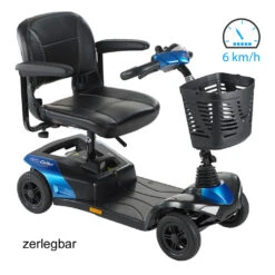 Invacare Colibri Scooter, Elektromobil 6 Km/h, Zerlegbar, Klein & Wendig, Blau