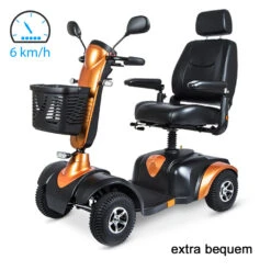 Meyra Cityliner CL 409 Elektromobil, Farbe Sanddorn, Das E-Mobil Mit Dem Komfort-Sitz, Bequemes Seniorenmobil