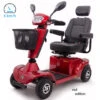 Sterling S400 6 Km/h, Rot, Elektromobil Bis 136kg Belastbar, Das Schöne Seniorenmobil