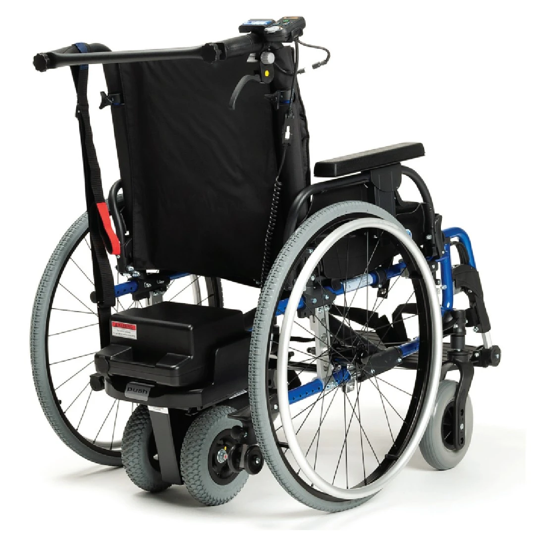 Schiebehilfe V-Drive Mit Rollstuhl D200V, HMV, Komplett Fertig Vormontiert, Elektromotor Mit Vermeiren Falt-Leicht-Rollstuhl, Akku + Ladegerät, Bis 115kg Personengewicht 3 Schiebehilfe V-Drive Mit Rollstuhl D200V, HMV, Komplett Fertig Vormontiert, Elektromotor Mit Vermeiren Falt-Leicht-Rollstuhl, Akku + Ladegerät, Bis 115kg Personengewicht