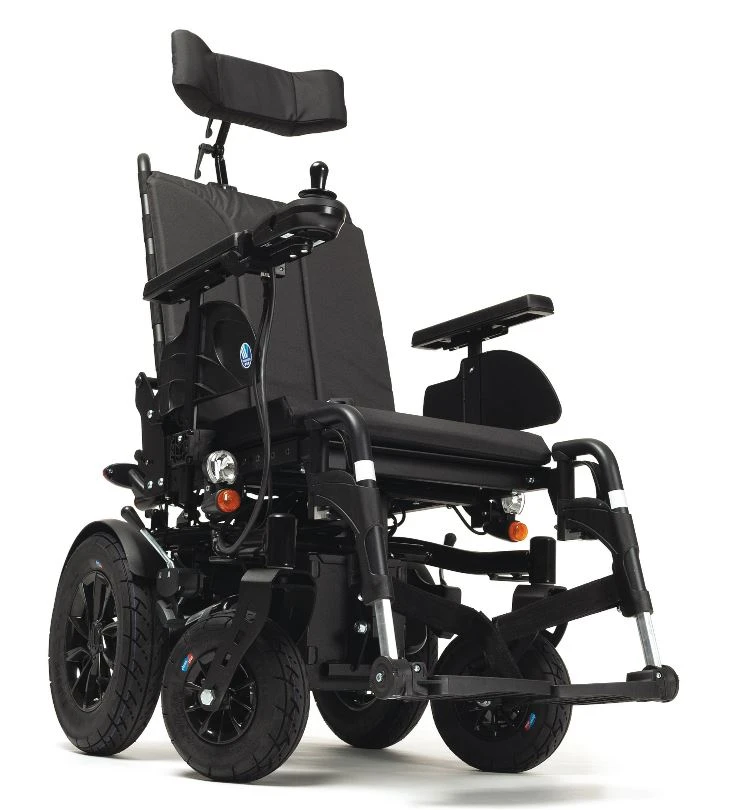 Vermeiren Turios HMV-45-BK Elektro-Rollstuhl, Kompakt, 6 Km/h, SB 45, Schwarz, Akku 50Ah, Bis 130kg 4 Vermeiren Turios HMV-45-BK Elektro-Rollstuhl, Kompakt, 6 Km/h, SB 45, Schwarz, Akku 50Ah, Bis 130kg – Bild 2