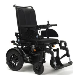 Vermeiren Turios HMV-45-BK Elektro-Rollstuhl, Kompakt, 6 Km/h, SB 45, Schwarz, Akku 50Ah, Bis 130kg