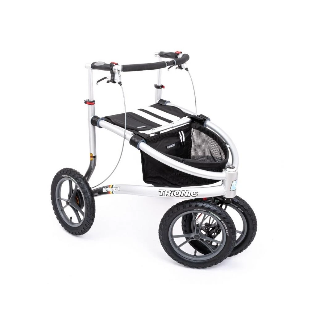 Veloped Tour 14er L (Körpergröße 185-210cm, Griffhöhe 84-104cm) Schwarz/reflex/rot Rollator 3 Veloped Tour 14er L (Körpergröße 185-210cm, Griffhöhe 84-104cm) Schwarz/reflex/rot Rollator