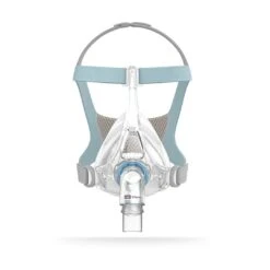 Fisher & Paykel Vitera Full Face Maske, RollFit™ XT-Maskenkissen, Bequeme Passform, Die Sich Dem Nasenrücken Anschmiegt, Atmungsaktives VentiCool Kopfband