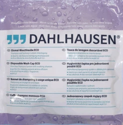 1000 X Waschhandschuhe Einmalgebrauch Dahlhausen (P=20x50 Stück) Aus Vlies, 1x Gratis Waschhaube ECO Inkl. Shampoo Und Spülung (waschen Ohne Wasser) -Coloplast Verkaufsgeschäft Waschhaube