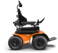 Magic Extreme X8 Elektrorollstuhl, Outdoor, Allrad, Made In Australia, 10 Km/h, Bis 182kg, Weder Schlamm Noch Sand, Schnee Oder Schwierige Wanderwege…nichts Hält Den Extreme-X8 Auf -Coloplast Verkaufsgeschäft X8 tangarine black black