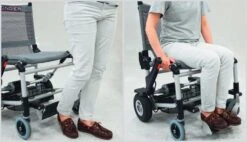 Elektrorollstuhl MovingStar, Der Klapp Und Faltbare Elektrische Rollstuhl, Aktionspreis Ausstellungsstück -Coloplast Verkaufsgeschäft Zingerchair Anwendung 01 1