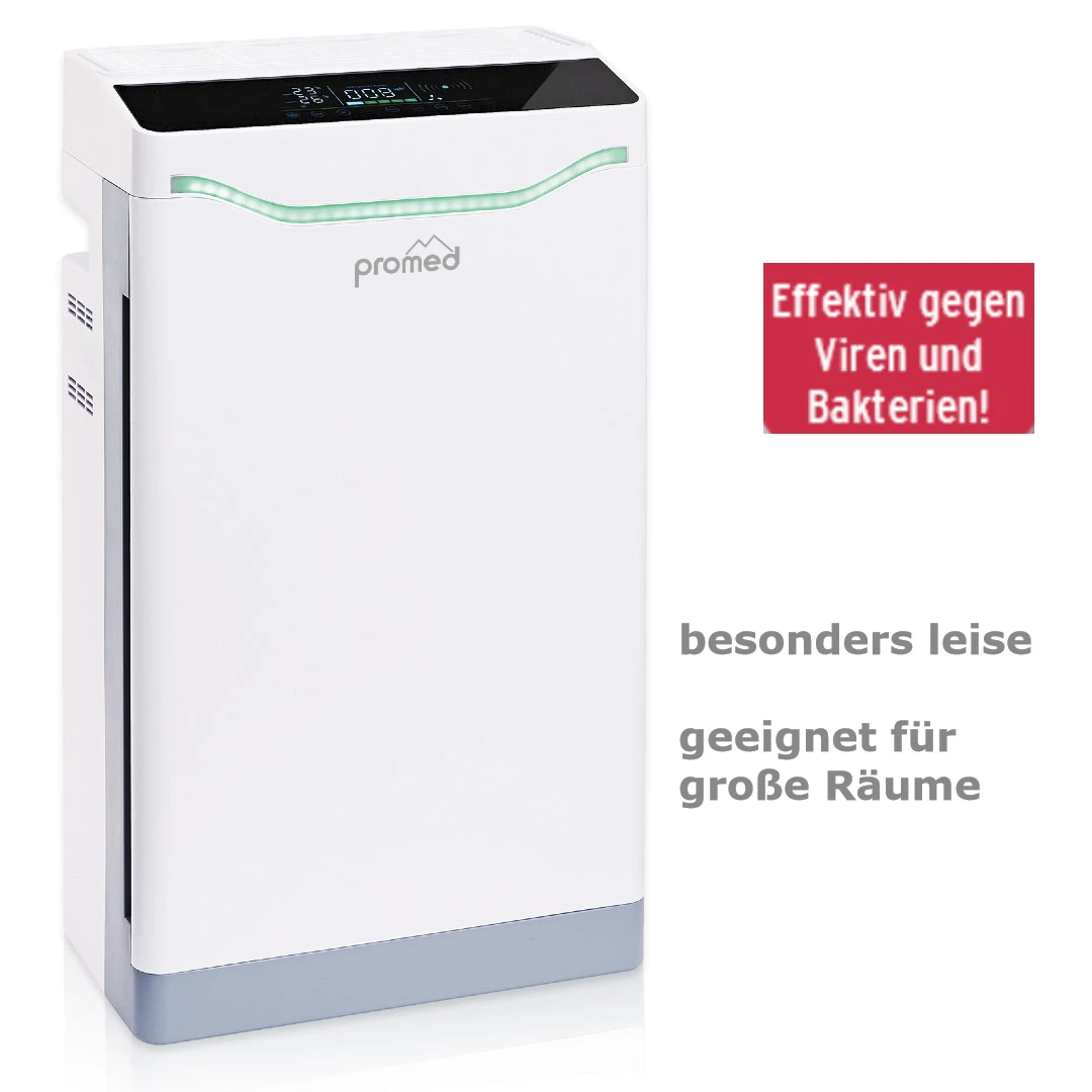 Promed AC-4000 Luftreiniger, Besonders Leise, HEPA13-Kombifilter 99,95% Filterung, Für Räume Bis Zu 70m², UV-Desinfektion, Effektiv Gegen Viren & Bakterien (neue Modell Ab 11.2021) 3 Promed AC-4000 Luftreiniger, Besonders Leise, HEPA13-Kombifilter 99,95% Filterung, Für Räume Bis Zu 70m², UV-Desinfektion, Effektiv Gegen Viren & Bakterien (neue Modell Ab 11.2021)