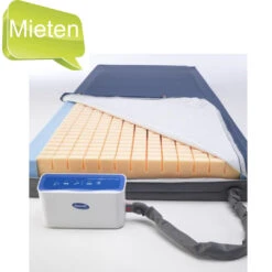 MIETEN = Invacare Softform Active 2 Rx, Anti-Dekubitus-Matratze 90x200cm, Hybrid-System, Wechseldruck & Weichlagerung In Einem System, Bis Grad 4, Bis 247 Kg
