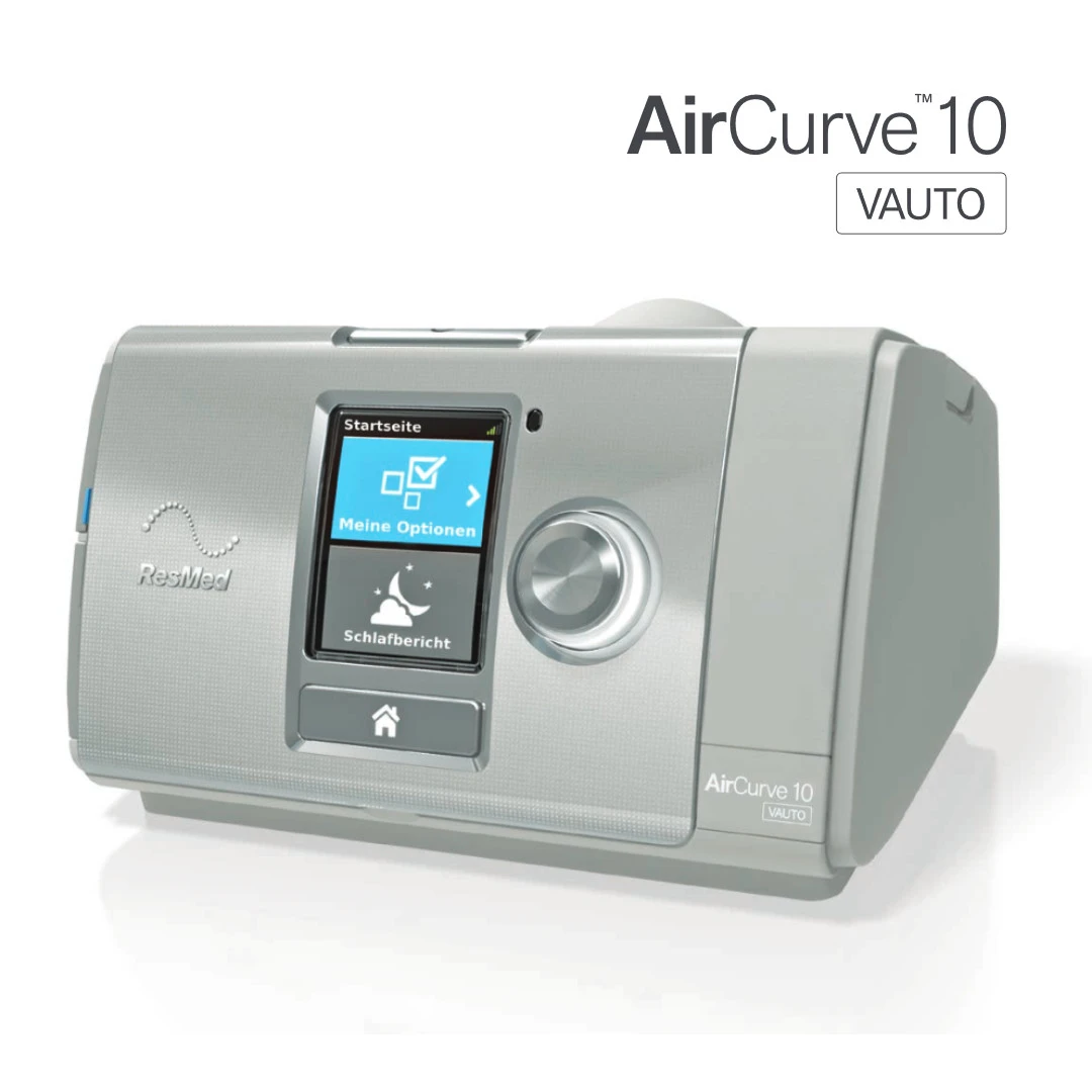 ResMed AirCurve 10 VAuto Automatisches BiLevel-Gerät, VAuto-Modus Kombiation Mit Fest Einstellbarer Druckunterstützung Und Dem AutoSet™-Algorithmus (neu) 3 ResMed AirCurve 10 VAuto Automatisches BiLevel-Gerät, VAuto-Modus Kombiation Mit Fest Einstellbarer Druckunterstützung Und Dem AutoSet™-Algorithmus (neu)