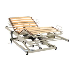 MIETEN = AKS B4 Compact Einlegerahmen, Elektrischer Hebepflegerahmen, Neue Bett-im-Bett Version Mit Holzfederleisten, Bis 150 Kg (WOCHEN-MIET-PAUSCHALE) -Coloplast Verkaufsgeschäft aks B4 cpmpact heruntergef