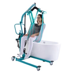 AKS Foldo Personenlifter Fürs Bad Der Sonderbau Patientenlifter Für Heben & Schwenken -Coloplast Verkaufsgeschäft aks foldo Badegurt re
