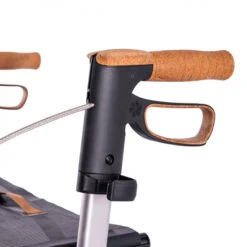 Saljol Carbon Rollator CR62, British Racing Green, Super Leichtgewicht, Neues Design, Nur 5,8kg Gewicht, Belastbar Bis 150kg -Coloplast Verkaufsgeschäft carbon rollator kork 2