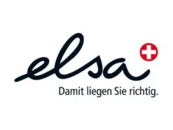 Elsa Nackenkissen, Der Klassiker Aus Der Schweiz, Anatomisch Geformtes Stützkissen Komplett Waschbar, Elsa Hygiene-Mineralschaum -Coloplast Verkaufsgeschäft elsa logo shop01 1