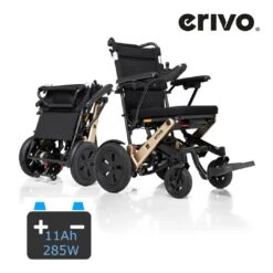 Erivo R10 Leichter Und Faltbarer Elektrorollstuhl, HMV, Mit 17km Reichweite, Der Neue Alber Travel Elektrorollstuhl