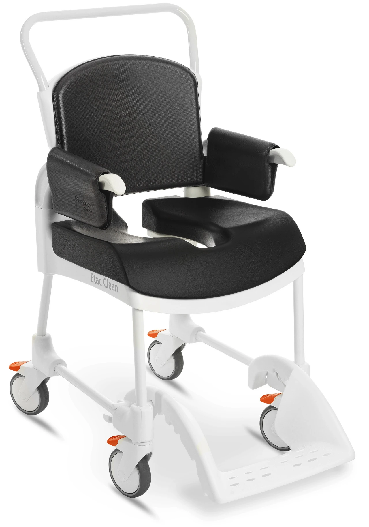 Etac Clean 5" Schiebe Dusch- Und Toilettenstuhl, Die Neue Version! Neue Farben, Neue Ausstattung 4 Etac Clean 5" Schiebe Dusch- Und Toilettenstuhl, Die Neue Version! Neue Farben, Neue Ausstattung – Bild 2