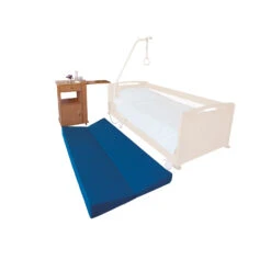 AKS Notto Nachttisch, Der Nützliche Und Ausziehbare Nachtschrank Am Pflegebett, Pruanotto Nachtschrank Auf Rollen -Coloplast Verkaufsgeschäft integrierter notto