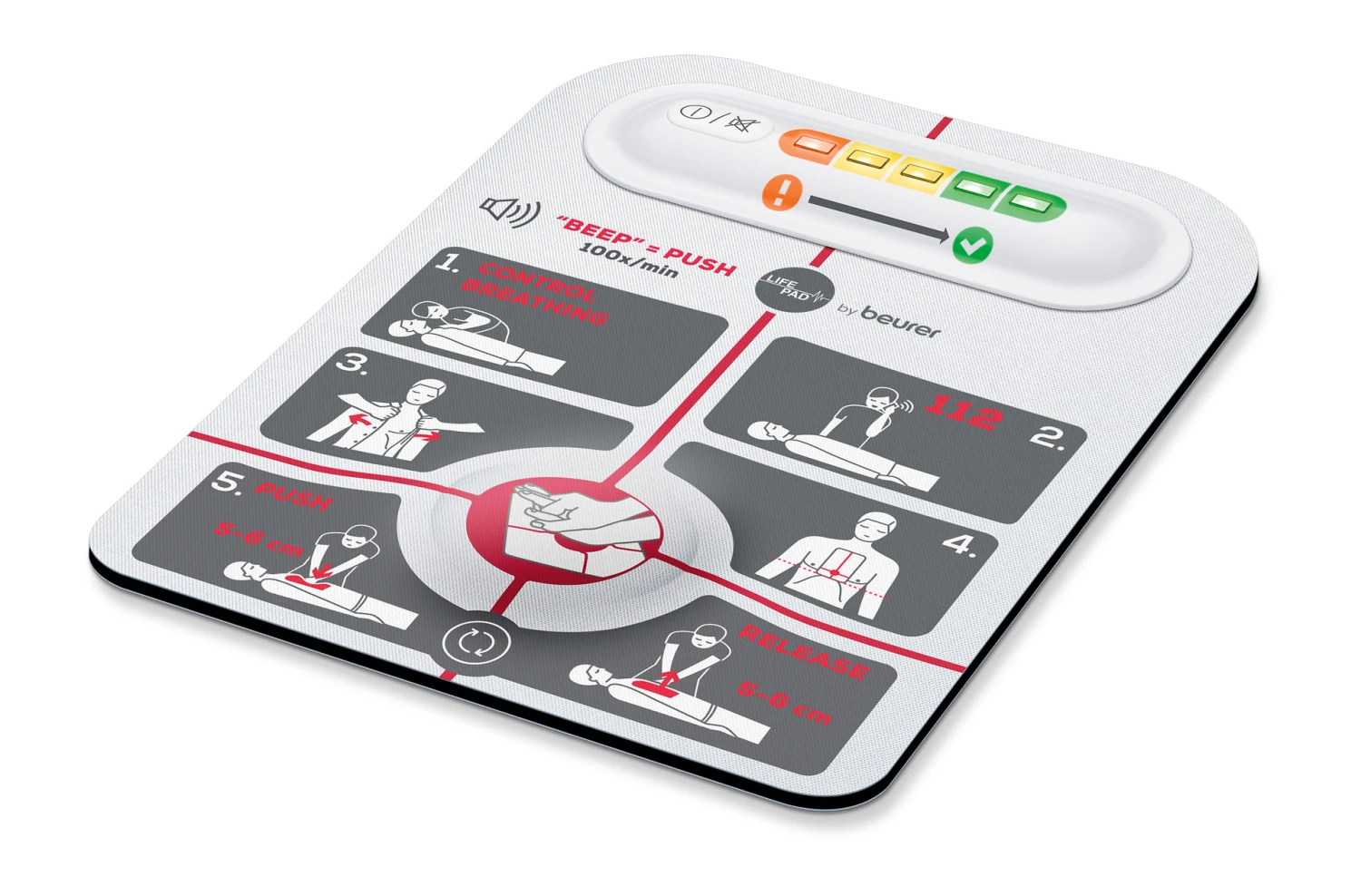 (AV) LifePad® By Beurer - Die Kompakte Reanimationshilfe, Für Zu Hause, Im Büro Und Unterwegs 4 (AV) LifePad® By Beurer - Die Kompakte Reanimationshilfe, Für Zu Hause, Im Büro Und Unterwegs – Bild 2