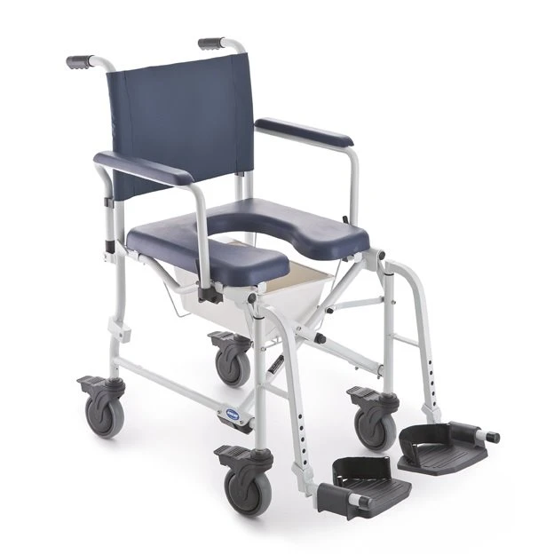 Invacare H263 Lima, Dusch- Und Toilettenrollstuhl, Faltbar, Ideal Auch Als Reiseduschstuhl, Nur 14kg, Mit 5"-Rädern, Alle Lenkrollen Feststellbar, Bis 135kg (wieder Lieferbar Ab August) 4 Invacare H263 Lima, Dusch- Und Toilettenrollstuhl, Faltbar, Ideal Auch Als Reiseduschstuhl, Nur 14kg, Mit 5"-Rädern, Alle Lenkrollen Feststellbar, Bis 135kg (wieder Lieferbar Ab August) – Bild 2