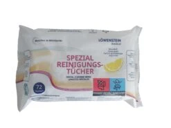 5 X Löwenstein Spezial-Reinigungstücher Zitrus (frischer Zitrusduft), Neu Im Flow Pack á 72 Stück, 14x19cm -Coloplast Verkaufsgeschäft loe 01 2