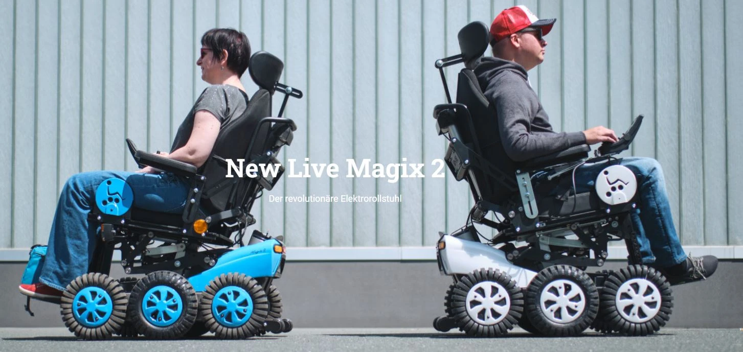 New Live Magix 2 Elektrorollstuhl Mit Revolutionärem 6-Rad-Allradantrieb, Vollausstattung, Ausstellungsstück 6 New Live Magix 2 Elektrorollstuhl Mit Revolutionärem 6-Rad-Allradantrieb, Vollausstattung, Ausstellungsstück – Bild 4