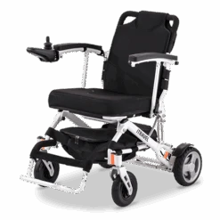 Meyra ITRAVEL Elektrorollstuhl, HMV, Für Reise Und Freizeit, Faltbar, Leicht Und Wendig, Nur 22kg (ohne Batterie)