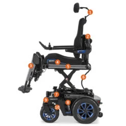 Meyra ICHAIR MEYLIFE 1.650 Elektro-Rollstuhl, Biomechanische-Version: Inkl. Elektr. Sitzlift Und Elektr. Kantelung, Inkl. Batterien Und Ladegerät, Inkl. Beinstützen, Neu Ab 2022 -Coloplast Verkaufsgeschäft meylife 04