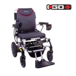 Pride I-Go Plus HMV Elektrorollstuhl, Faltbarer Reise-Rollstuhl, Lithium-Ionen Akku, Elektro-Travelrollstuhl Bis 6 Km/h, Bis 113kg