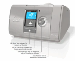 ResMed AirCurve 10 ST Bilevel Gerät, Hochwertiges S-ST-T- Und CPAP Gerät In Einem (neu) -Coloplast Verkaufsgeschäft resmed aircurve10st funktion
