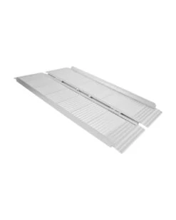 Kofferrampe 76 Cm Breit, Rampe Mit Rutschfestem Belag, Einfach Faltbar, Bis 300kg, 90-150cm Länge Wählbar