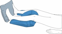 Softline CareWave(CAREPUR) Semi-Fowler Kissen XS, 50x35x13 Cm, Grün, Multifunktionales Lagerungskissen, Lagerungshilfe Als U-förmiges Kissen Mit Einem Erhöhten Mittelteil -Coloplast Verkaufsgeschäft semifowler anw 03