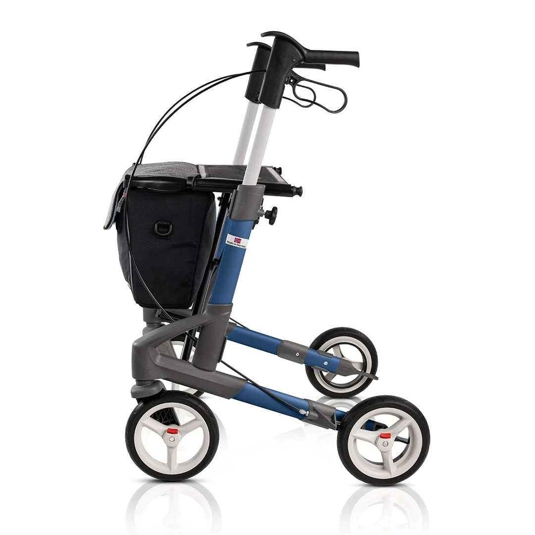 TOPRO Troja 5G Rollator, Blau, Leichtgewichtsrollator, Nur 7.8kg, Neue Modellreihe, Gr. M Für Körpergröße 150-200cm, Bis 150kg 4 TOPRO Troja 5G Rollator, Blau, Leichtgewichtsrollator, Nur 7.8kg, Neue Modellreihe, Gr. M Für Körpergröße 150-200cm, Bis 150kg – Bild 2