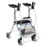 Rollator Mit Unterarmgehstützen, Leichtgewicht, Vermeiren Rollator Typ. 276 C29 HMV, Faltbar, Inkl. Multifunktionsbremse, Einkaufskorb, Tablett, Gepolstertem Sitz Und Auflagen, Bis 120kg -Coloplast Verkaufsgeschäft ver 276 c29
